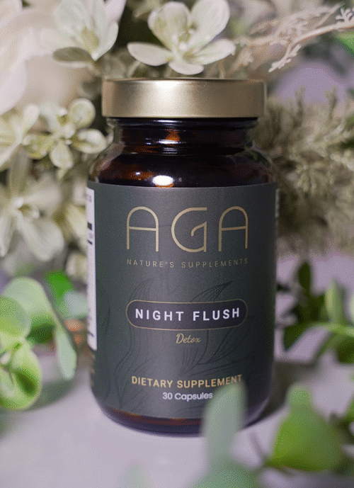 Night Flush Detox Supplement Bottle