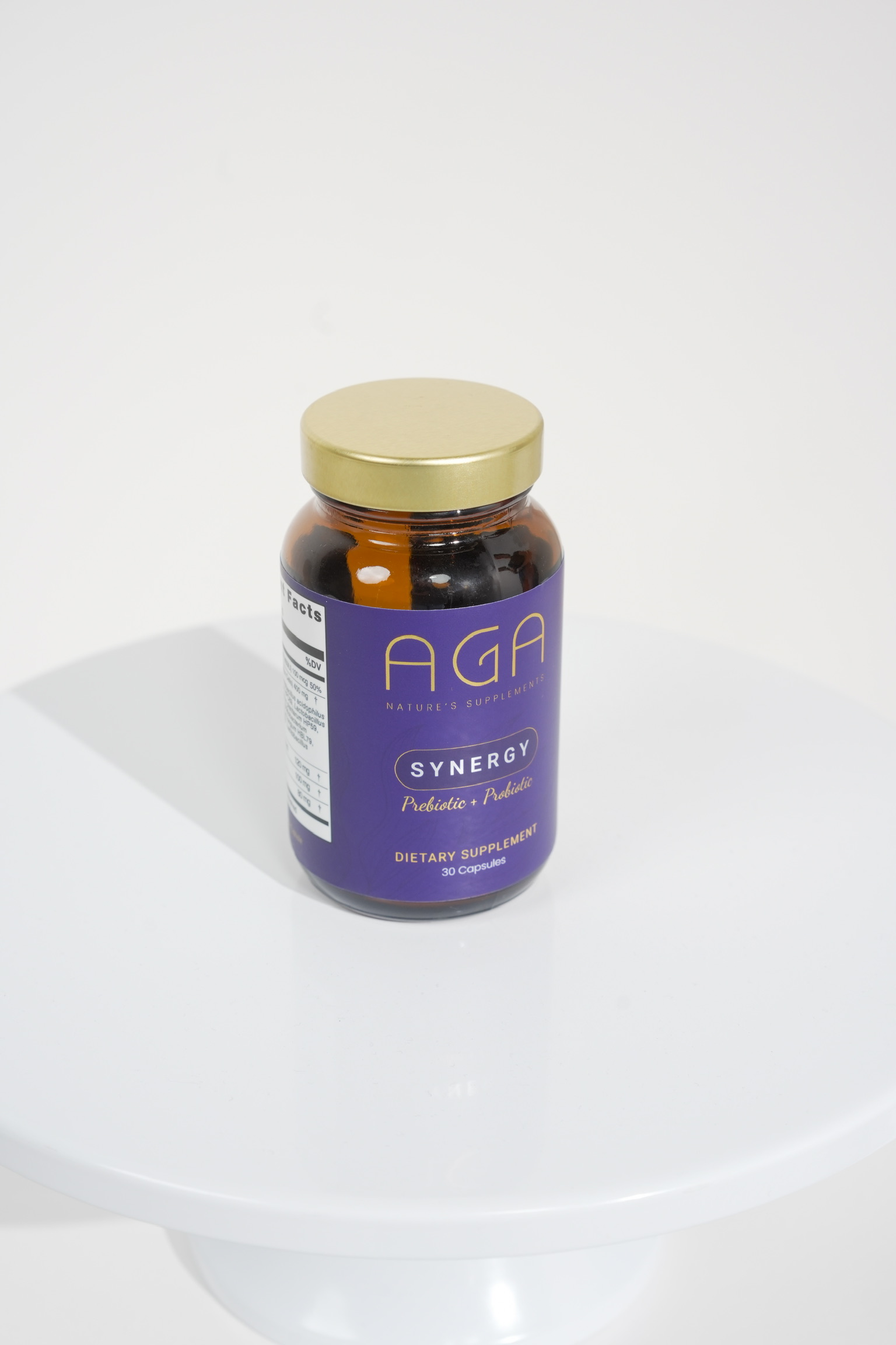 AGA Synergy supplement bottle